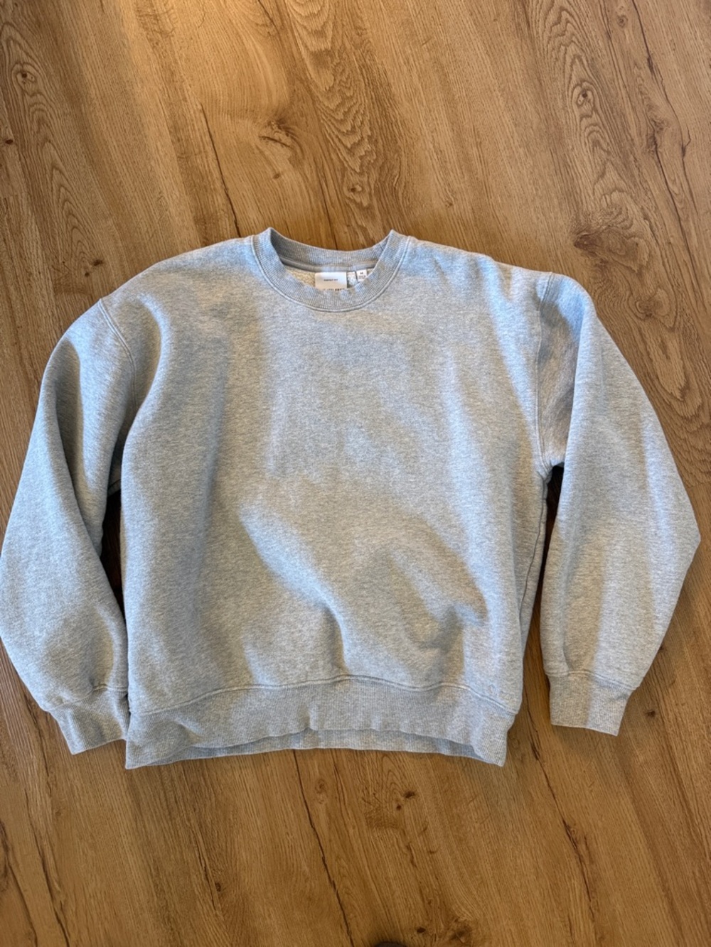 Aritzia Light Gray Crewneck Sweater